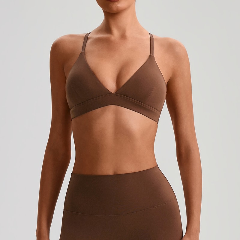 Ultimate Wireless Yoga Sports Bra for Women with Beautiful Back Design
