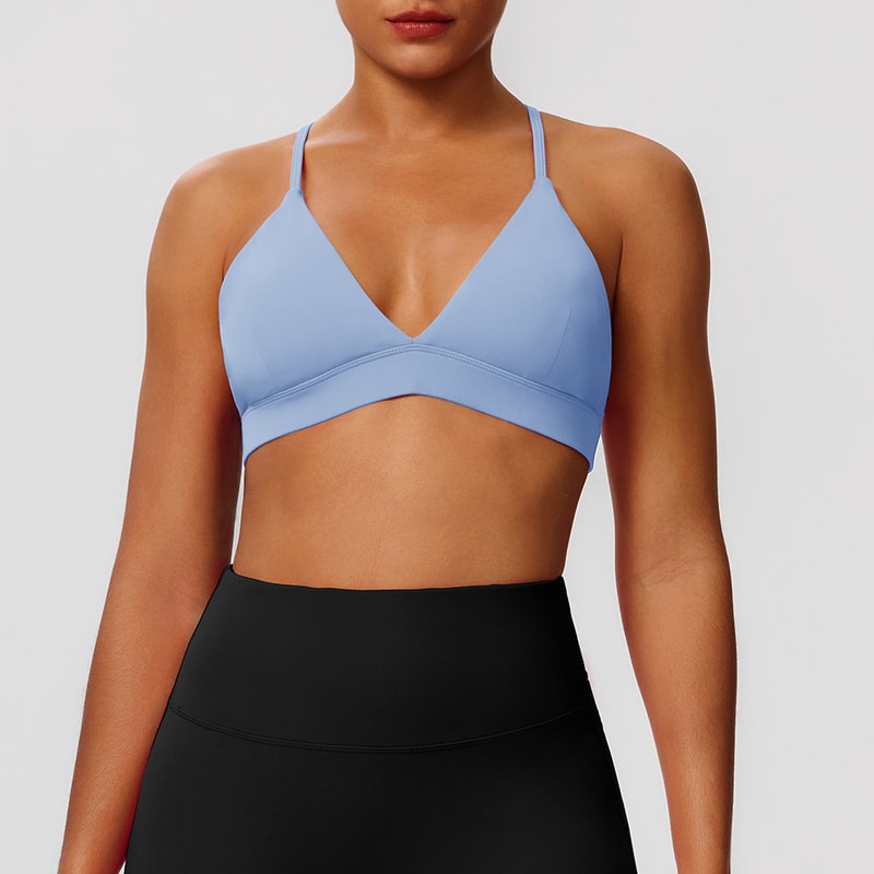 Ultimate Wireless Yoga Sports Bra for Women with Beautiful Back Design