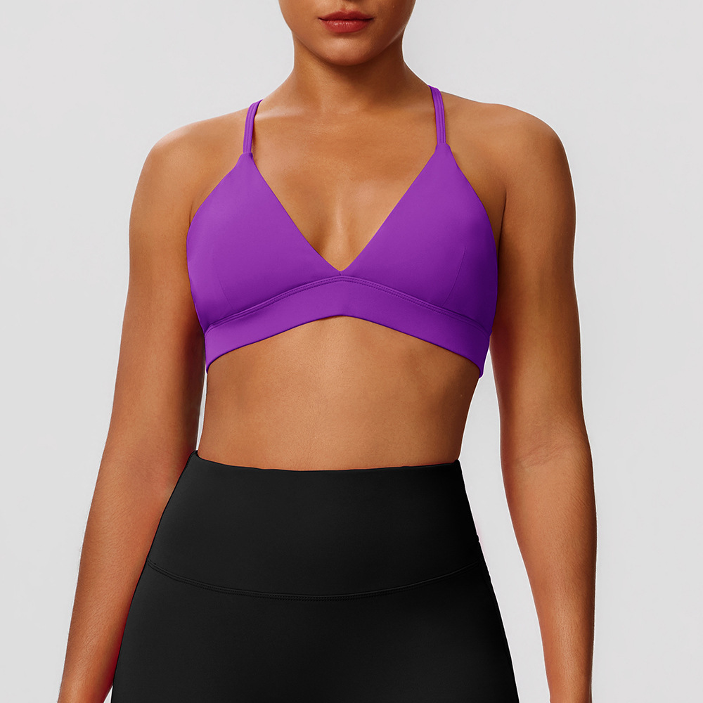 Ultimate Wireless Yoga Sports Bra for Women with Beautiful Back Design