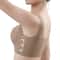 ComfortCurve Seamless Ribbed Wireless Push Up Bra Plus Size