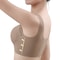 ComfortCurve Seamless Ribbed Wireless Push Up Bra Plus Size
