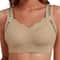 ComfortCurve Seamless Ribbed Wireless Push Up Bra Plus Size
