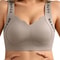 ComfortCurve Seamless Ribbed Wireless Push Up Bra Plus Size