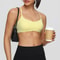 Womens High Support Shockproof Sports Bra With Back Cross Straps 0
