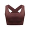 Wireless Seamless Breathable Sports Bra With Cross Back Straps 4