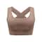 Wireless Seamless Breathable Sports Bra With Cross Back Straps 3