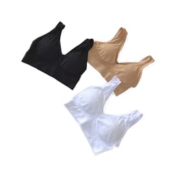 plus size seamless push up bra pack with removable pads