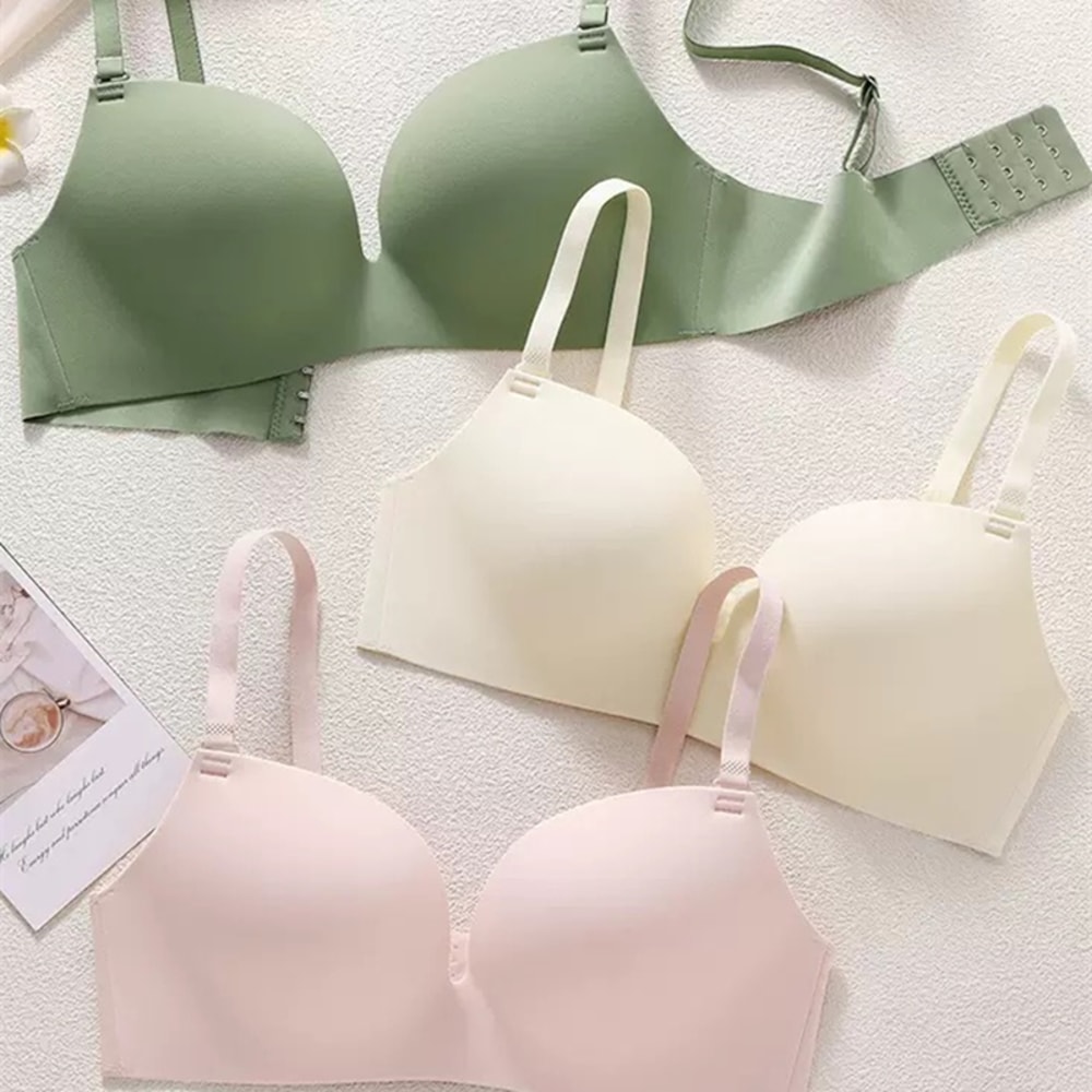 Wireless Seamless Bra For Small Bust Support And Side Gather Comfort 1