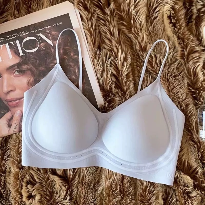 Summer Ultra Thin Invisible Backless Bra for Women Seamless Ice Silk Comfort