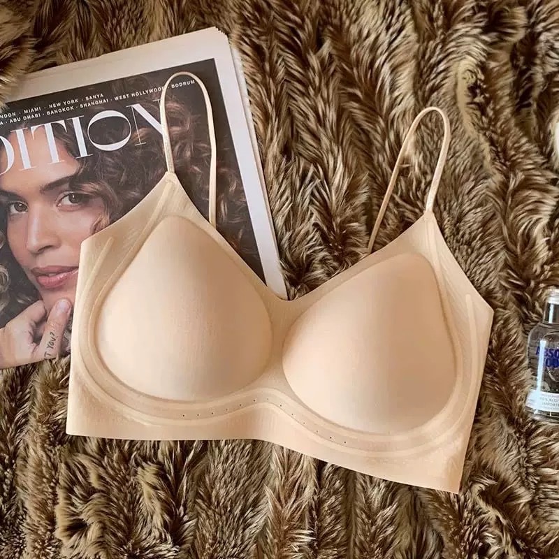 Summer Ultra Thin Invisible Backless Bra for Women Seamless Ice Silk Comfort