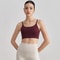 Womens Fitness Sports Bra With Spaghetti Straps Gym Yoga Top 1