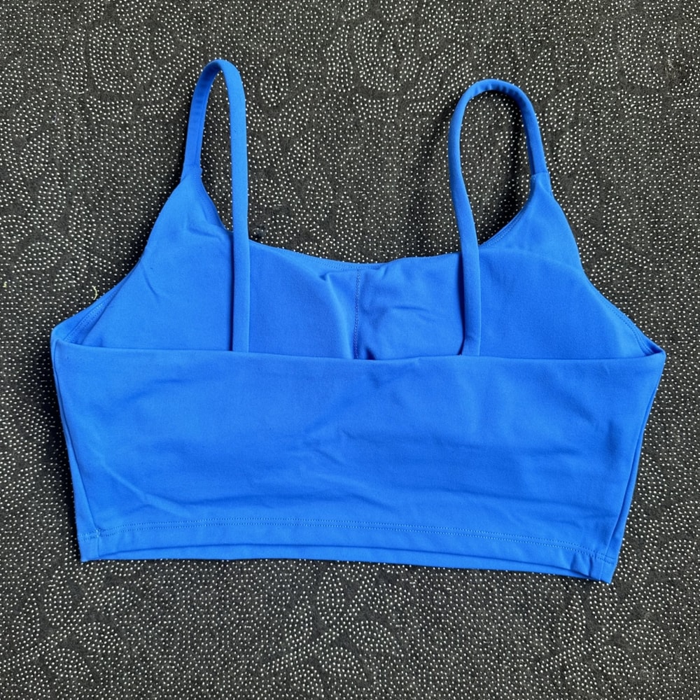 Womens Fitness Sports Bra With Spaghetti Straps Gym Yoga Top 3