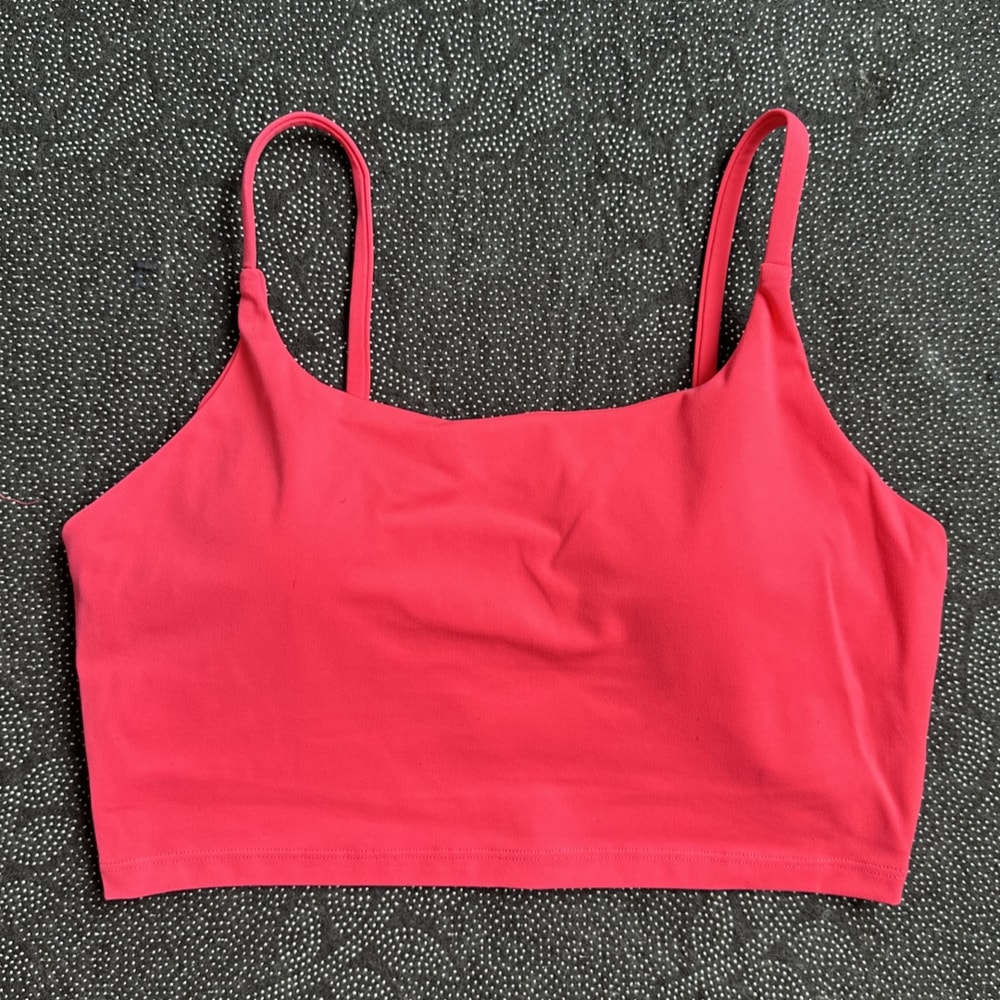 Womens Fitness Sports Bra With Spaghetti Straps Gym Yoga Top 9