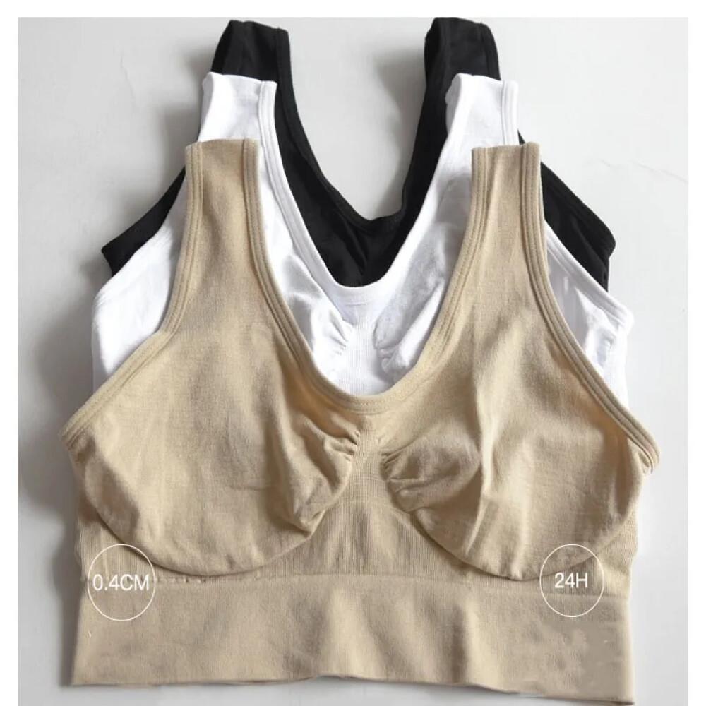 ComfortFlex Seamless Wireless Plus Size Bralette Bra 0