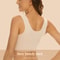 Plus Size Lace Wireless Bralette Comfort Lift Push Up Bra 2