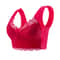 Plus Size Lace Wireless Bralette Comfort Lift Push Up Bra 5