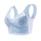 Plus Size Lace Wireless Bralette Comfort Lift Push Up Bra 9