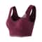 Plus Size Lace Wireless Bralette Comfort Lift Push Up Bra 11
