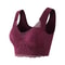 Plus Size Lace Wireless Bralette Comfort Lift Push Up Bra 11
