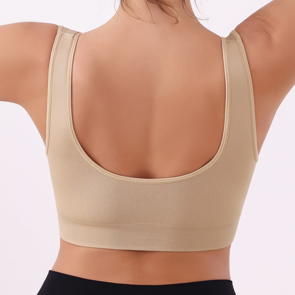 Seamless Light Support Yoga Sports Bra for Women