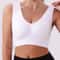 Seamless Light Support Yoga Sports Bra for Women
