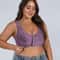 Plus Size Comfort Front Closure Wireless Cotton Bra 1