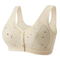 Plus Size Comfort Front Closure Wireless Cotton Bra 8