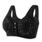Plus Size Comfort Front Closure Wireless Cotton Bra 9