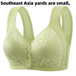 comfortfit front buckle push up bra for women breathable large size support