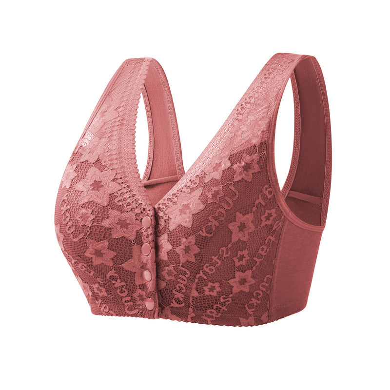 Front Closure Plus Size Comfortable Bra For Mature Women 1