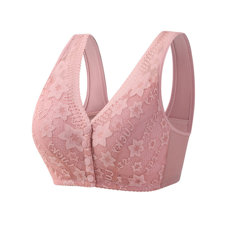 Front Closure Plus Size Comfortable Bra For Mature Women 2