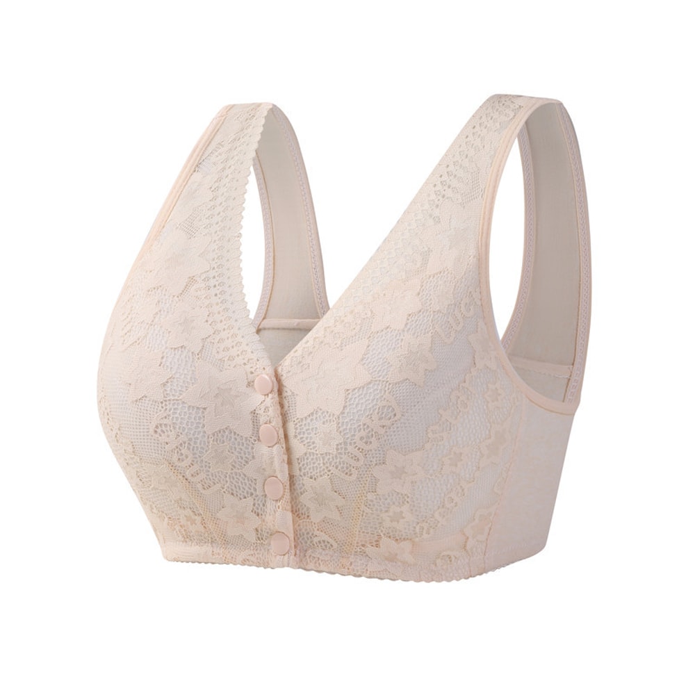 Front Closure Plus Size Comfortable Bra For Mature Women 3