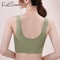 FallSweet Lace Front Wireless Bra Plus Size Bralette Comfort Seamless Fit 3