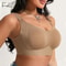 Plus Size Wireless Seamless Push Up Bralette Comfortable Breathable Support 0