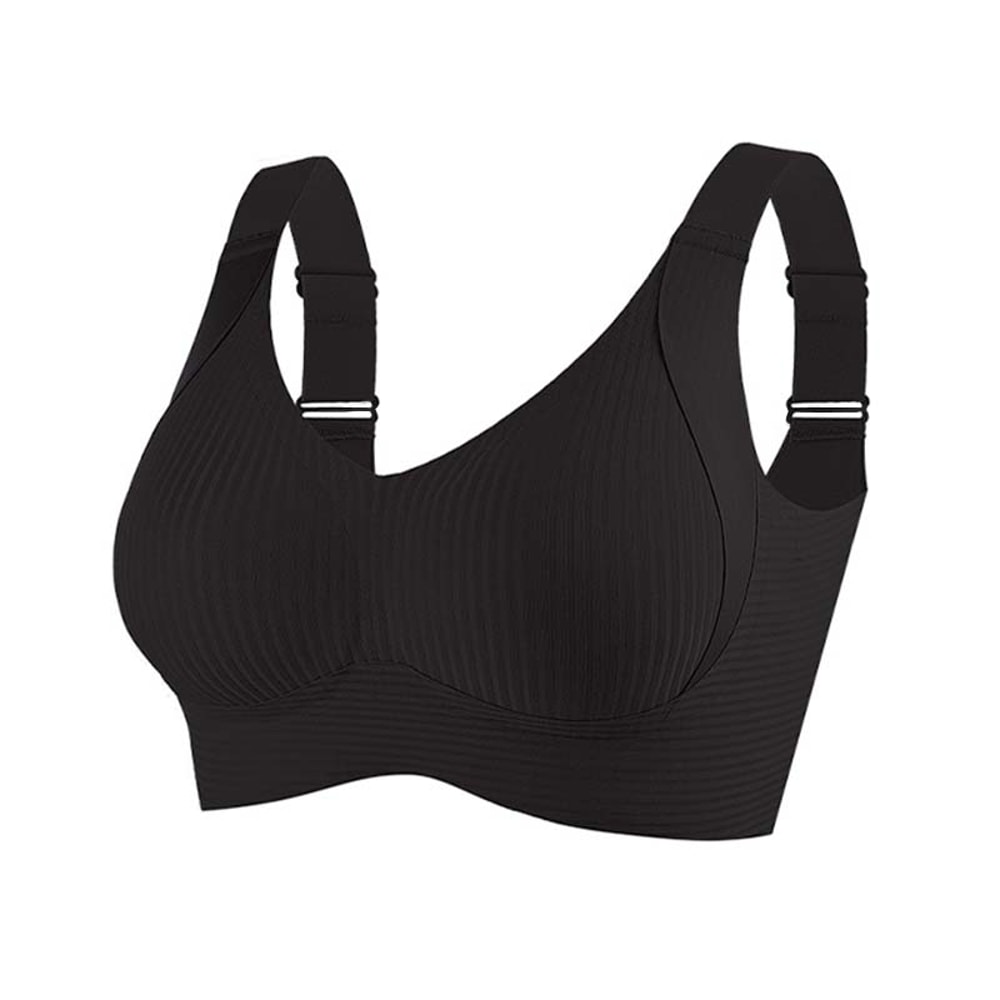 Plus Size Wireless Seamless Push Up Bralette Comfortable Breathable Support 5