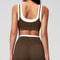 High Support Breathable Sports Bra Shockproof Workout Crop Top for Women