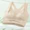 ComfortFit Plus Size Front Closure Seamless Push Up Bra With Cross Back Support 2