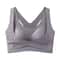 ComfortFit Plus Size Front Closure Seamless Push Up Bra With Cross Back Support 7