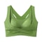 ComfortFit Plus Size Front Closure Seamless Push Up Bra With Cross Back Support 8