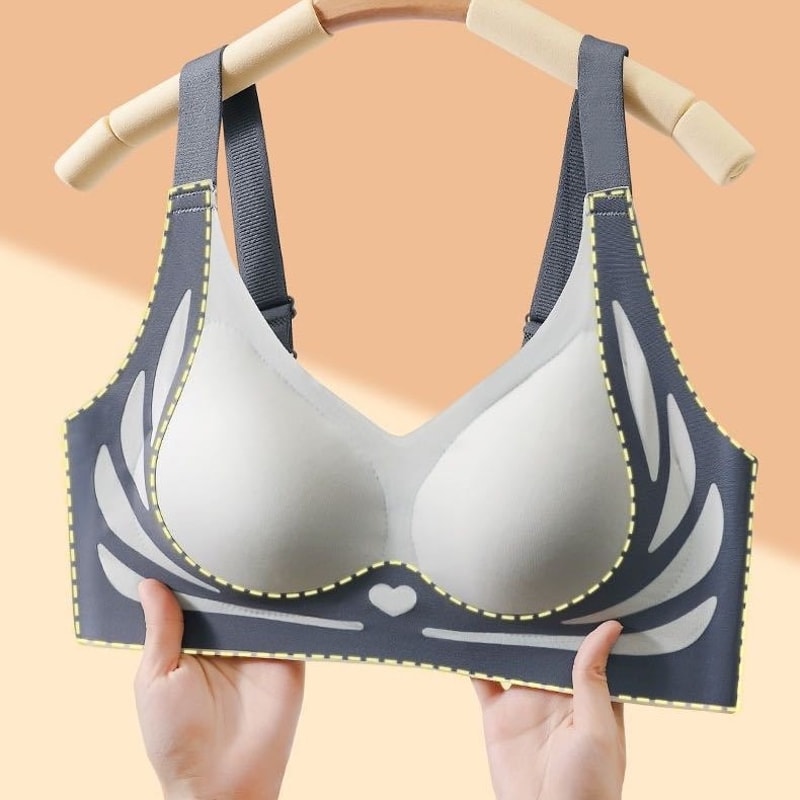 UltraComfort Womens Wireless Seamless Push Up Bra with Anti Sagging Support