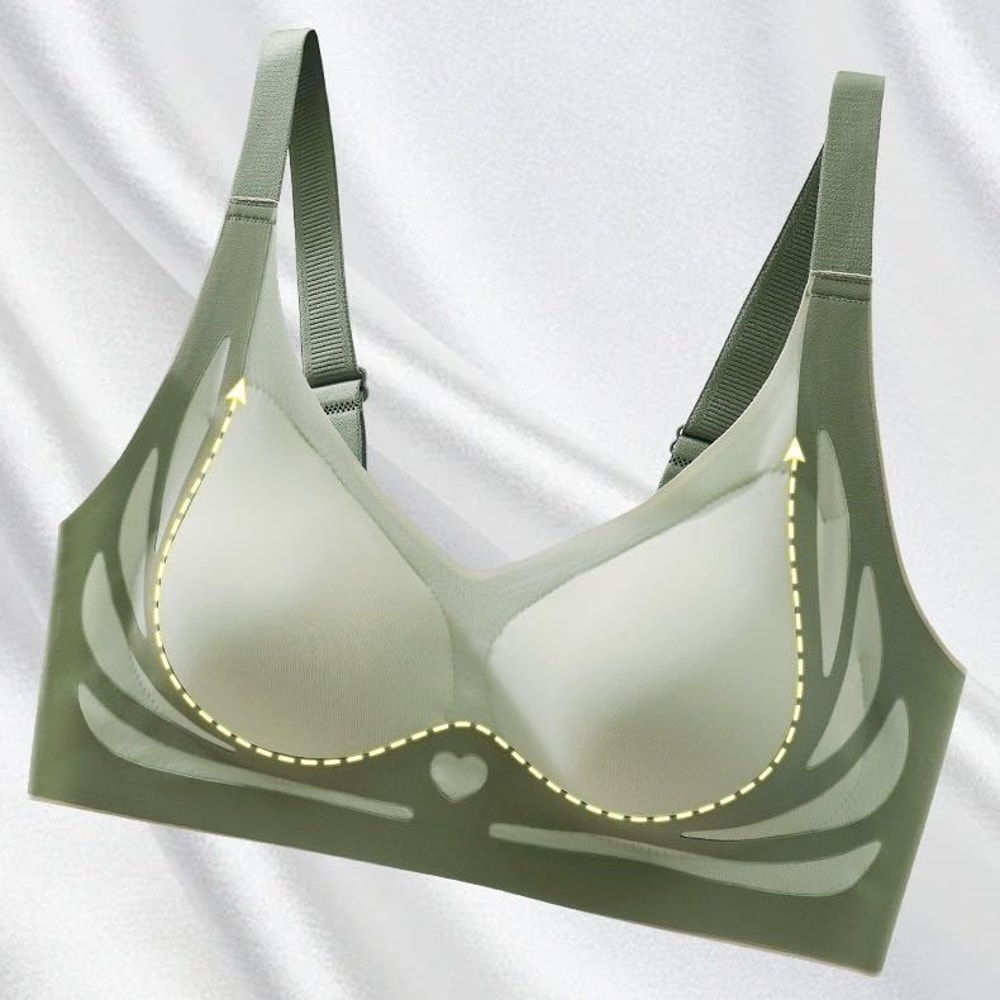 UltraComfort Womens Wireless Seamless Push Up Bra with Anti Sagging Support
