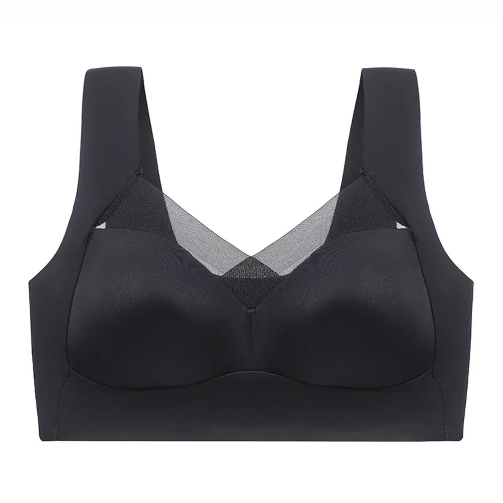 FallSweet Seamless Lace Push Up Bralette Plus Size Wireless Lace Bra Comfort 5