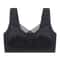 FallSweet Seamless Lace Push Up Bralette Plus Size Wireless Lace Bra Comfort 5