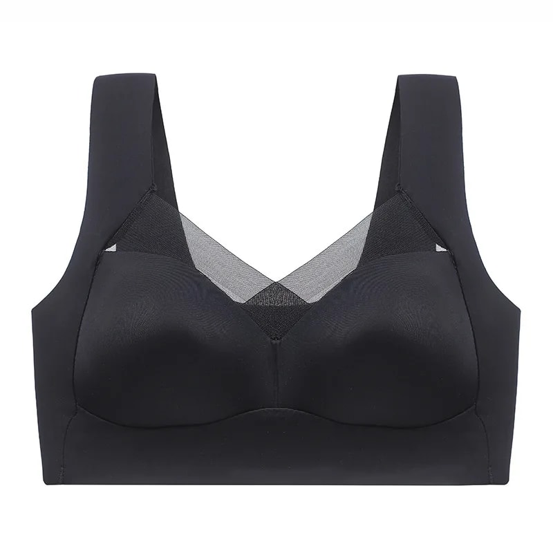 FallSweet Seamless Lace Push Up Bralette Plus Size Wireless Lace Bra Comfort 5