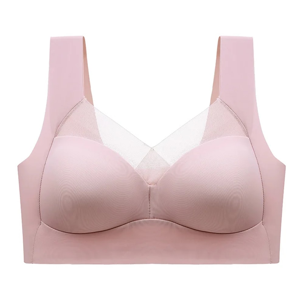 FallSweet Seamless Lace Push Up Bralette Plus Size Wireless Lace Bra Comfort 7