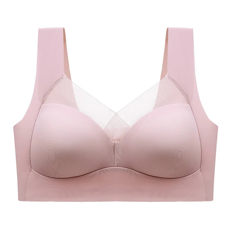 FallSweet Seamless Lace Push Up Bralette Plus Size Wireless Lace Bra Comfort 7