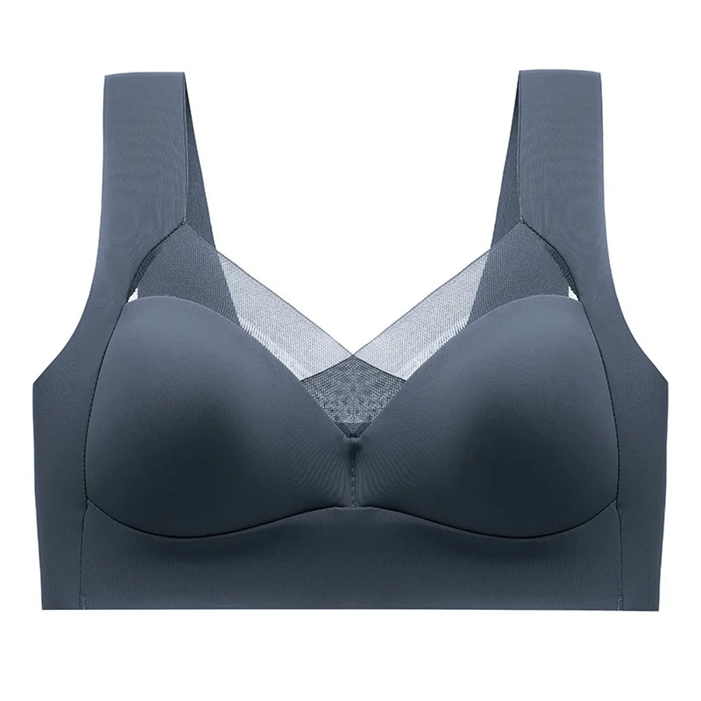 FallSweet Seamless Lace Push Up Bralette Plus Size Wireless Lace Bra Comfort 8