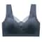 FallSweet Seamless Lace Push Up Bralette Plus Size Wireless Lace Bra Comfort 8