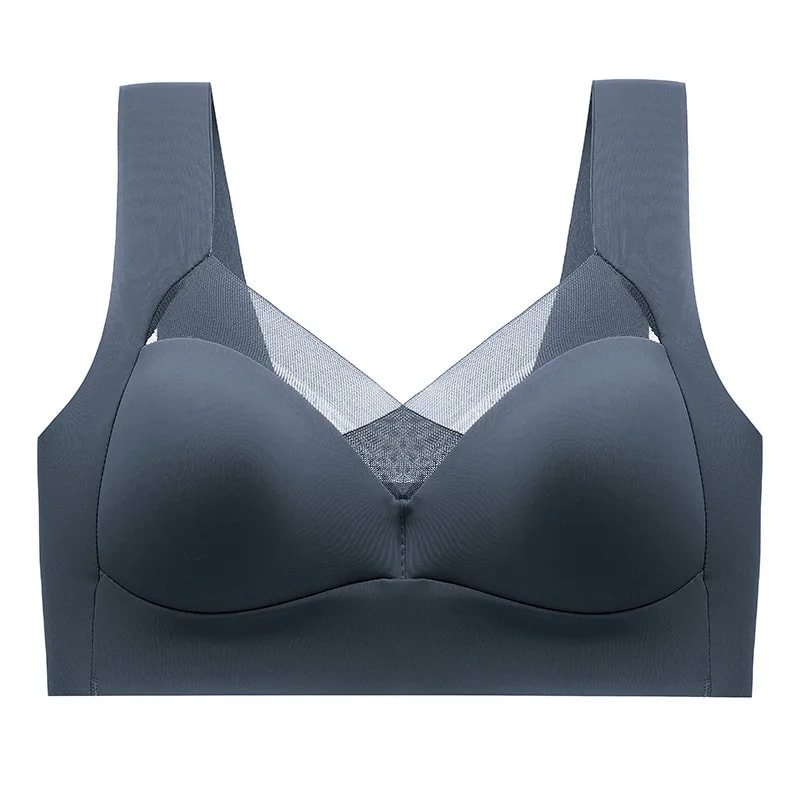 FallSweet Seamless Lace Push Up Bralette Plus Size Wireless Lace Bra Comfort 8