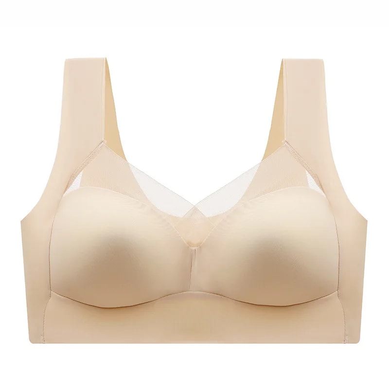 FallSweet Seamless Lace Push Up Bralette Plus Size Wireless Lace Bra Comfort 9
